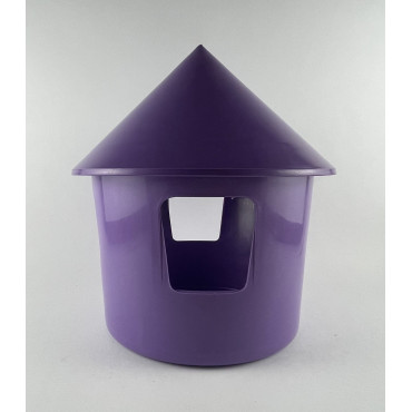 Bebedouro-Comedouro Grite em Plástico Alto s/ Divisão Lilás (Diferentes Tamanhos)