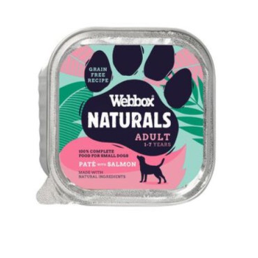 Webbox Natural Cão Paté Salmão 150g