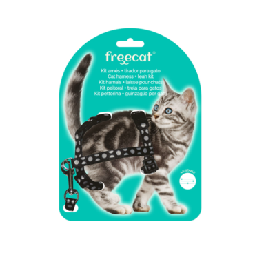 Peitoral + Trela Gato- 10MMX 22/32CM (Diferentes Cores)