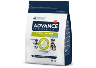 Advance Veterinary Diets Cão Hypoallergenic Mini para Cães Adultos Pequenos com Alergias Alimentares 2kg