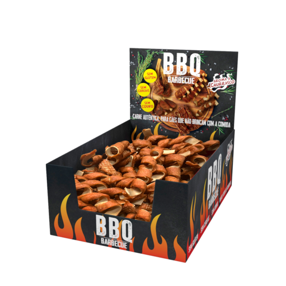 Snack Cao BBQ Espirais Frango 15g