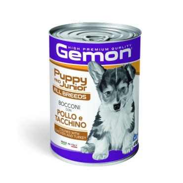 Gemon Puppy E Junior Frango E Peru 415g