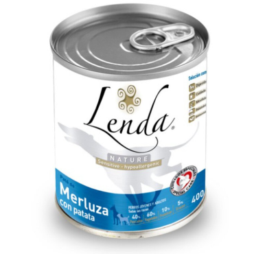 Lenda Wet Dog Peixe Branco com Batata 400g
