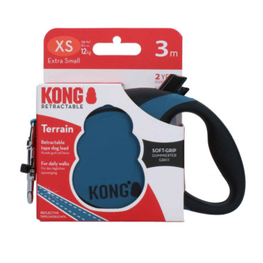 Trela kong Extensivel Terrain XS 3m/12kg (Diferentes Cores)
