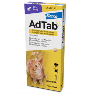 Adtab Gato 12mg 0.5-2kg (1 Comp)