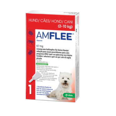 Amflee Spot On Cao 2-10kg 67mg 1 Pipeta