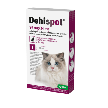 Dehispot Gato Gran. 5-8kg 96MG/24mg 1 Pipeta