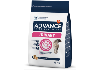 Advance Veterinary Diets Urinary para Gatos Adultos com Problemas Urinários 3kg
