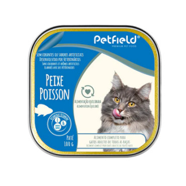 Petfield Wetfood Pate Gato Fish 100g