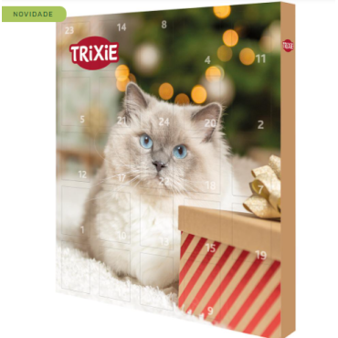 Calendário C/Surpresas de Natal Para Gatos