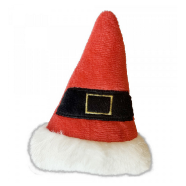 Peluche Barrete de Pai Natal Para Gatos 10X12CM