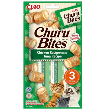 Churu Gato Bites Receita Atum 3x10g