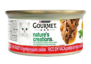 Gourmet Nature Creations Vaca C/ Ervilhas e Cenouras 85g