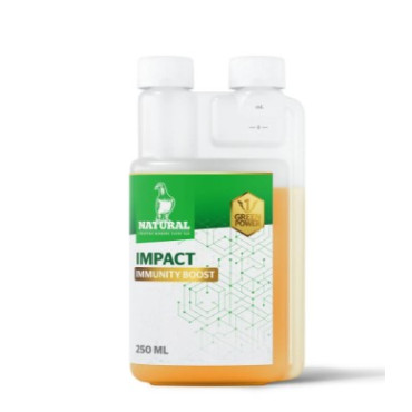 Impact Natural 250ml (Energia imediata e defesa reforçada para pombos de alta competição)
