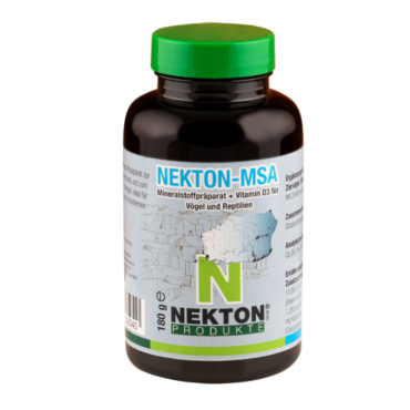 Nekton-MSA (Suplemento mineral Aves Ornamentais, Répteis e Anfíbios)  (Diferentes Tamanhos)