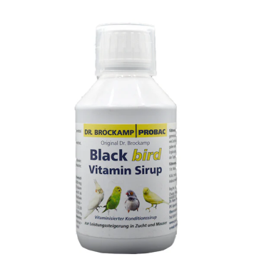 Brockamp Black Bird 250ml, (tônico revitalizante de última geração, para pássaros)