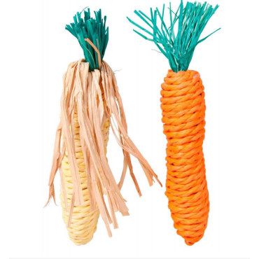 Cenoura e Espiga Milho Roedores 15cm