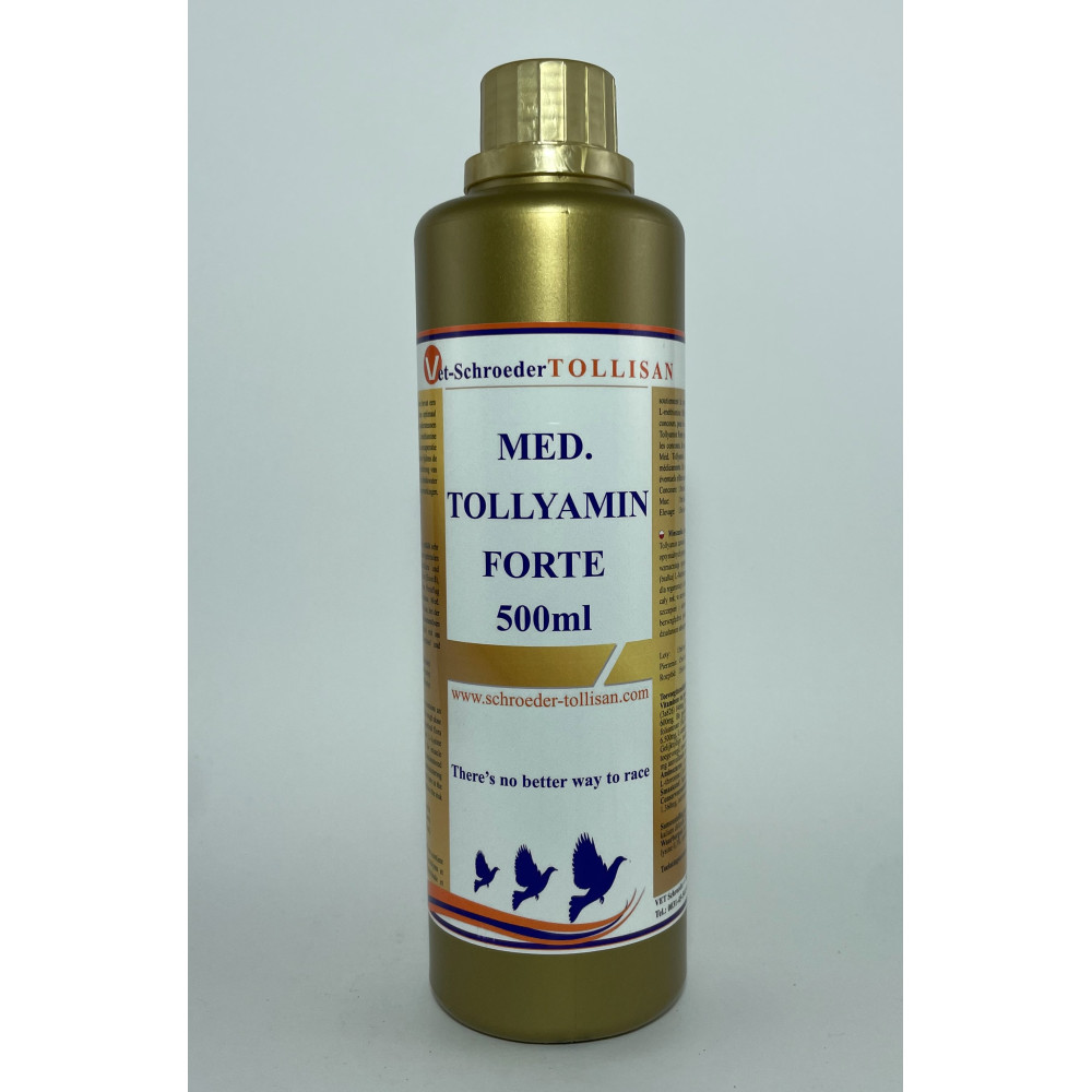Tollyamin Forte 1000 Ml - Integratore Per Colombi Con Aminoacidi, Elettroliti, Vitamine B, Per Allevamento E Gare
