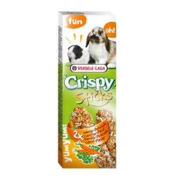 Crispy Stick Cenoura Salsa 2x55g (Coelho/Porquinho-da-Índia)