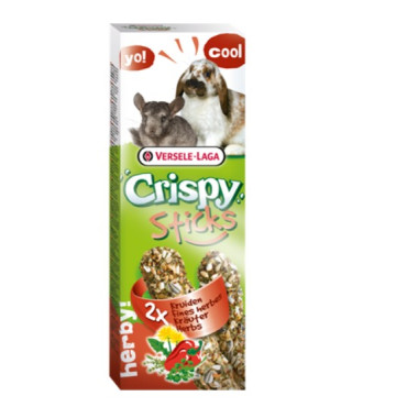 Crispy Stick Ervas 2x55g (Coelho/Chinchila)